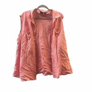 Mountain Lake sleeveless Gingham button down